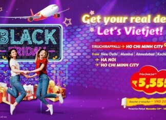 Vietjet Takes Off with Unbeatable Black Friday Deals: 5,555 INR Tickets from India to Vietnam