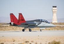 First T-7A Trainer Arrives At Edwards AFB For Tests