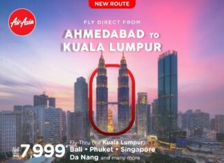 AirAsia launches new route to Kuala Lumpur from Ahmedabad