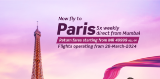 Vistara Ramps Up Presence In Paris; Announces Direct Flights From Mumbai