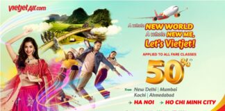 Vietjet Offers Exclusive One-Week Promotion for Indian Travellers, 50% discount on all classes!