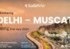 Salamair Announces New Route Launch, Connecting New Delhi To Muscat