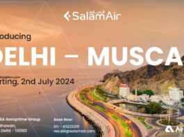 Salamair Announces New Route Launch, Connecting New Delhi To Muscat