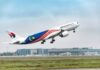 Malaysia Airlines parent receives first A330neo