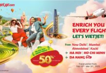 Fly to Vietnam This Spring with Vietjet: 50% Off Every Friday!