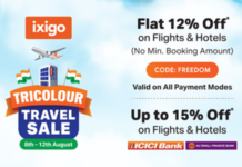 ixigo Sees Surge in Flight Bookings for Independence Day Weekend; Launches Tricolour Travel Sale with Discounts on Flights & Hotels