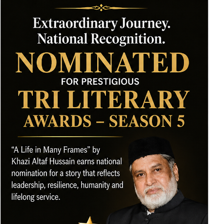 Celebrating Literary Excellence: “A Life in Many Frames” Nominated for TRI Literary Awards – Season 5