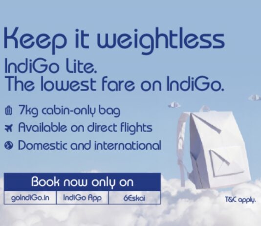 IndiGo Launches ‘IndiGo Lite Fare’ to Offer Greater Flexibility to Customers